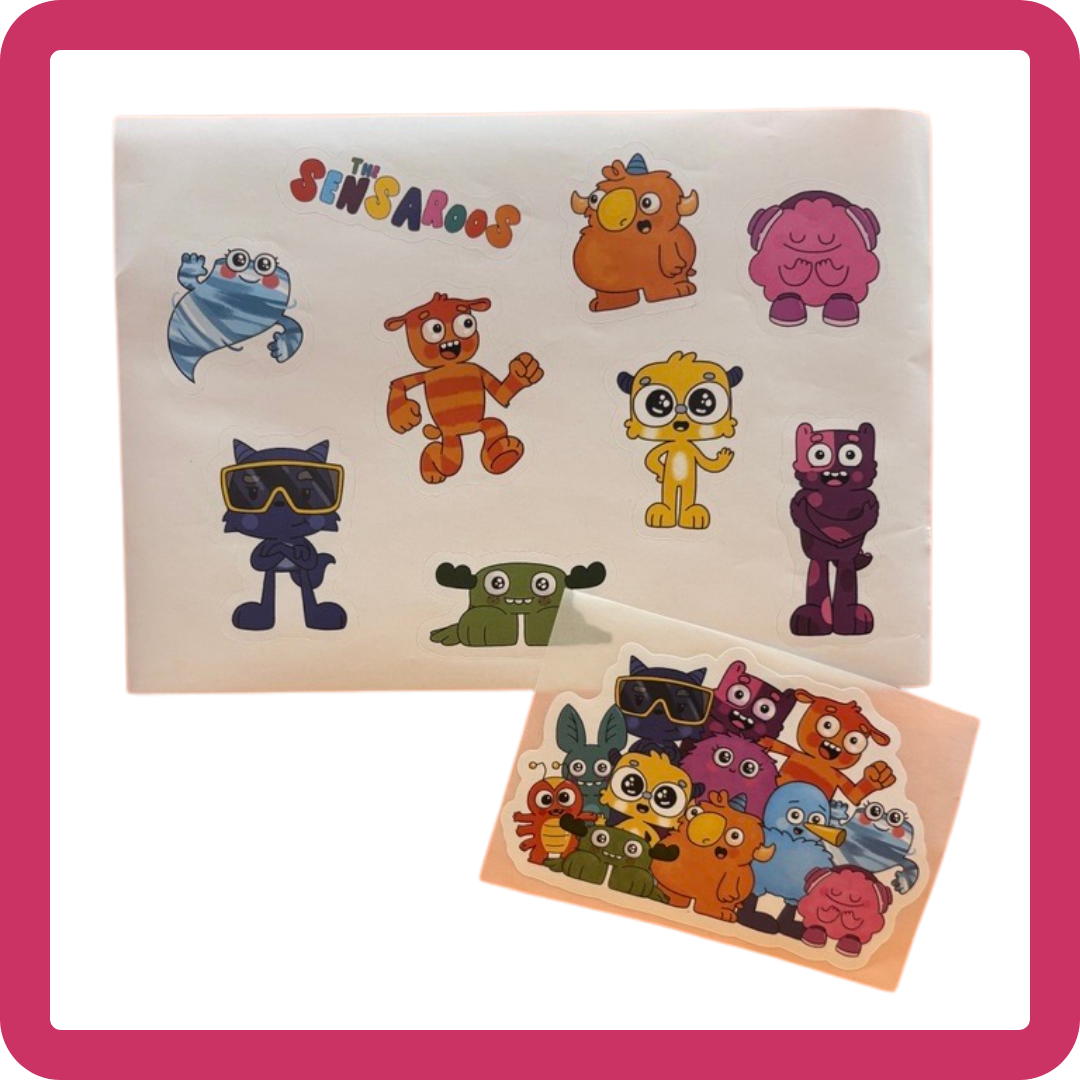 Sensaroos Sticker Set