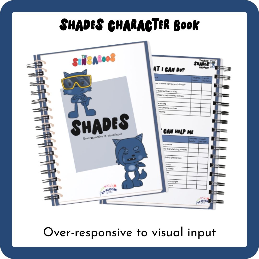 Shades Character Activity Book KaBloom