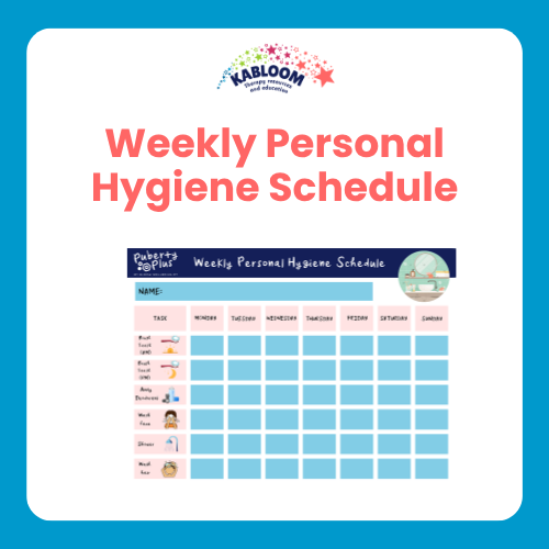 Weekly Personal Hygiene Schedule - FREE EBook