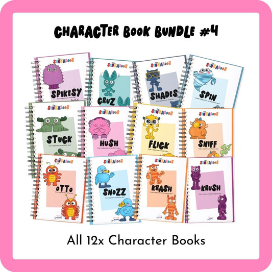 The Sensaroos Crew - All Characters Activity Book Bundle (All 12)