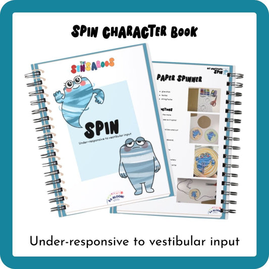 Spin Character Activity Book